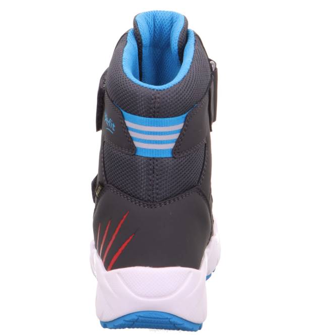 Superfit cinza/turquesa crianças culusuk 2.0 - bota com fecho de velcro JFFX716