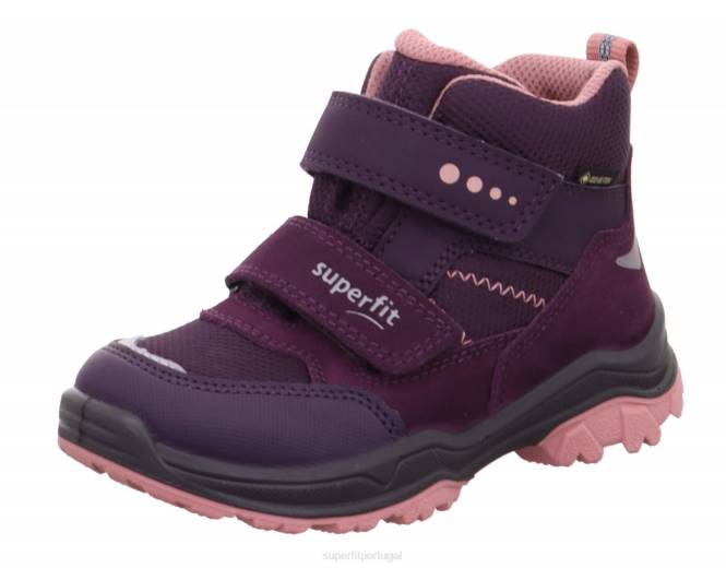 Superfit roxo Rosa crianças jupiter - bota com fecho de velcro JFFX707