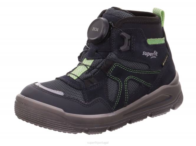 Superfit verde acinzentado crianças mars - bota com sistema de boa fit JFFX724