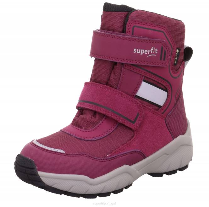 Superfit vermelho preto crianças culusuk 2.0 - bota com fecho de velcro JFFX742