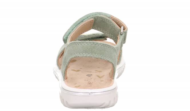 Superfit luz verde crianças brilho - sandália com fecho de velcro JFFX672