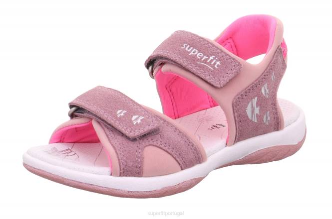 Superfit roxo Rosa crianças ensolarado - sandália com fecho de velcro JFFX610