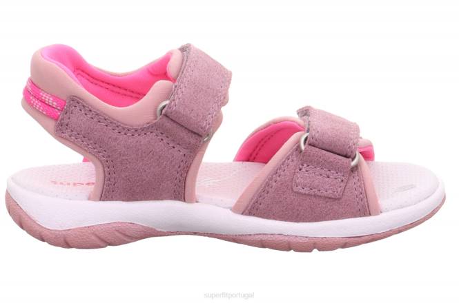 Superfit roxo Rosa crianças ensolarado - sandália com fecho de velcro JFFX610