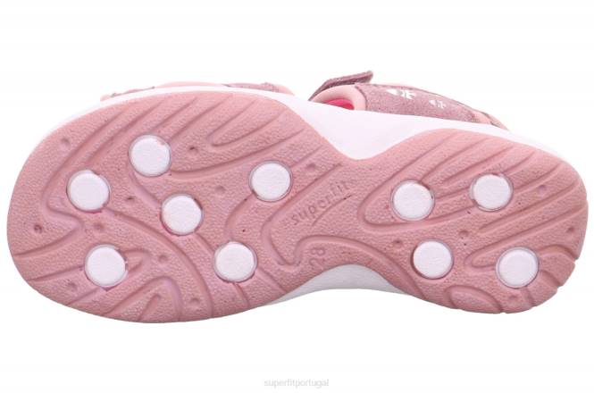 Superfit roxo Rosa crianças ensolarado - sandália com fecho de velcro JFFX610