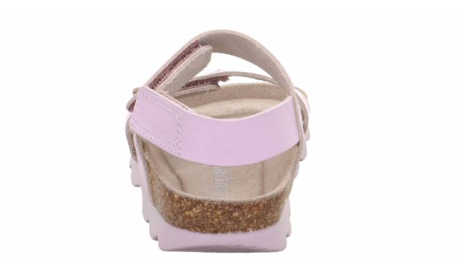 Superfit roxo crianças geléias - sandália com fecho de velcro JFFX568