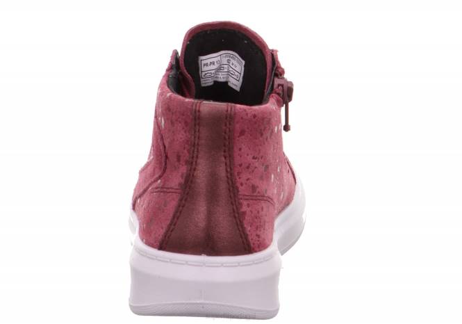 Superfit rosa crianças cosmo - tênis cano alto com zíper JFFX837
