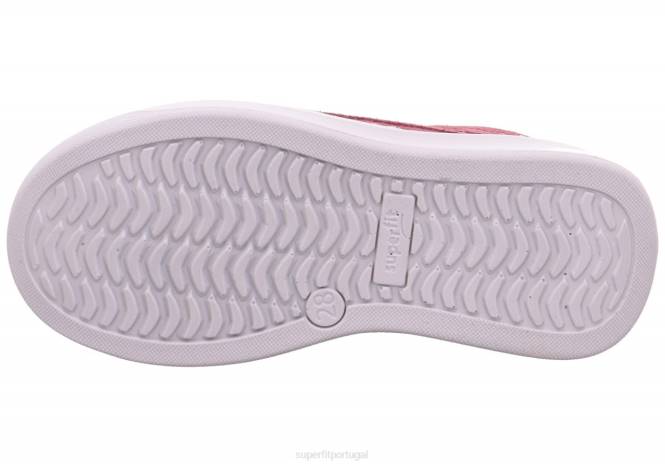 Superfit rosa crianças cosmo - tênis cano alto com zíper JFFX837