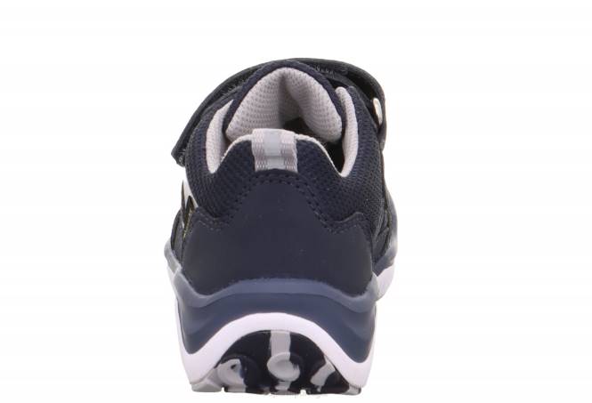 Superfit azul/cinza claro crianças sport5 - tênis baixo com fecho de velcro JFFX833
