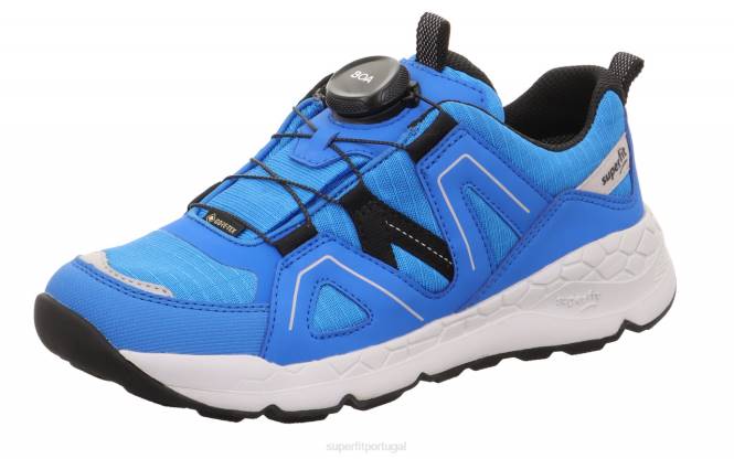 Superfit azul preto crianças free ride - tênis cano baixo com sistema boa fit JFFX884