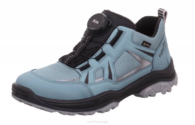 Superfit azul preto crianças jupiter - tênis cano baixo com sistema boa fit JFFX882