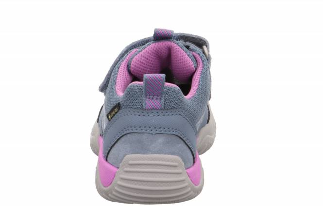 Superfit azul/roxo crianças storm - tênis cano baixo com velcro JFFX818