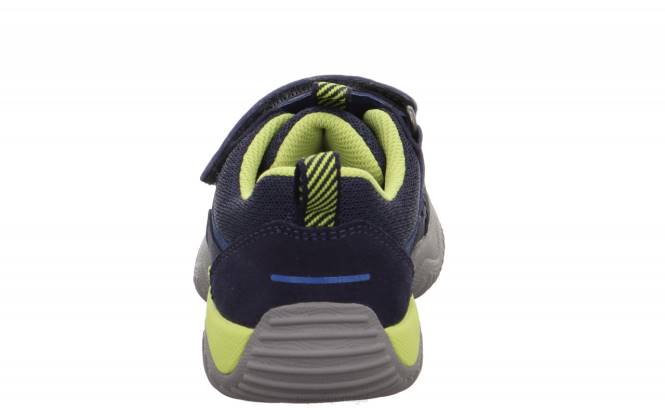 Superfit azul/verde claro crianças storm - tênis cano baixo com velcro JFFX858