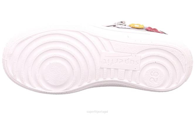 Superfit cinza claro crianças tensy - tênis cano baixo com zíper JFFX822