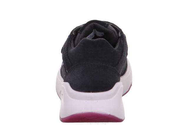 Superfit cinza crianças melody - tênis cano baixo com velcro JFFX839