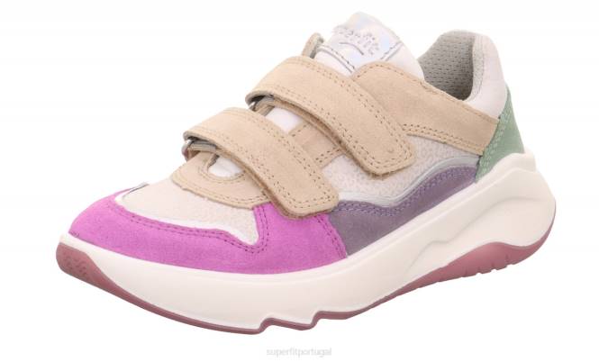 Superfit multi cor crianças melody - tênis cano baixo com velcro JFFX782