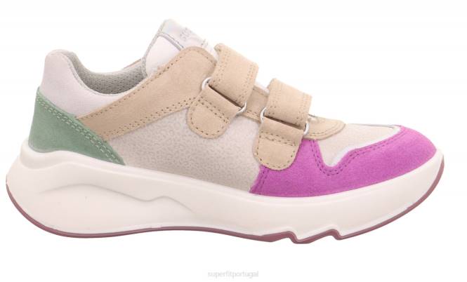 Superfit multi cor crianças melody - tênis cano baixo com velcro JFFX782