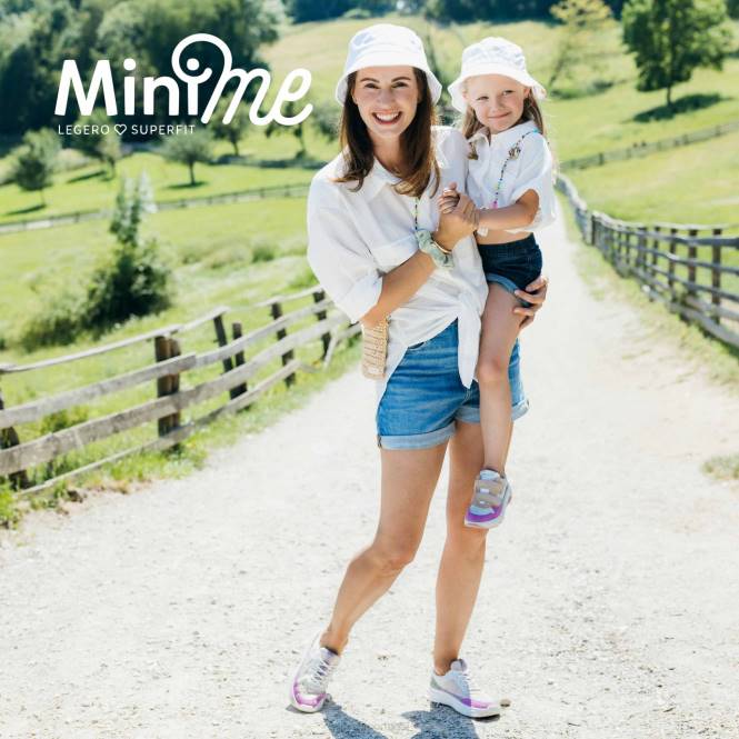 Superfit multi cor crianças melody - tênis cano baixo com velcro JFFX782