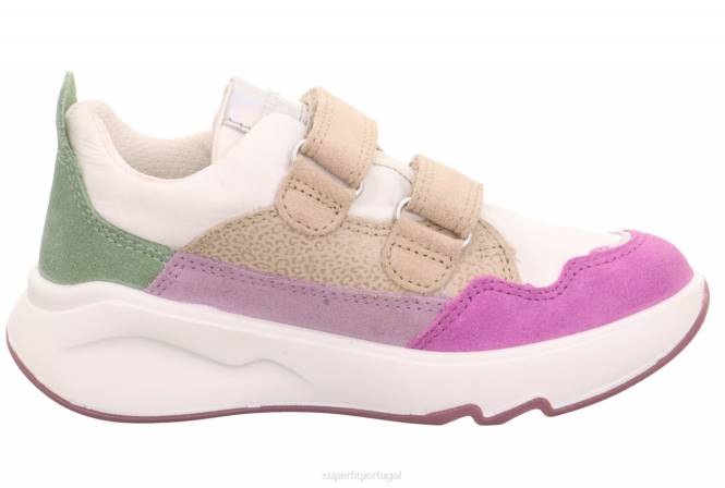 Superfit multi cor crianças melody - tênis cano baixo com velcro JFFX819