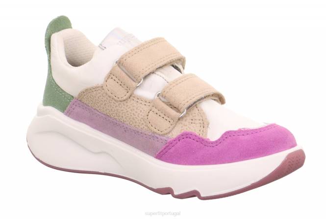 Superfit multi cor crianças melody - tênis cano baixo com velcro JFFX819