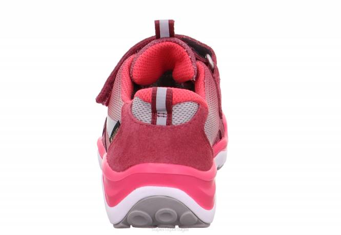 Superfit rosa crianças sport5 - tênis baixo com fecho de velcro JFFX792