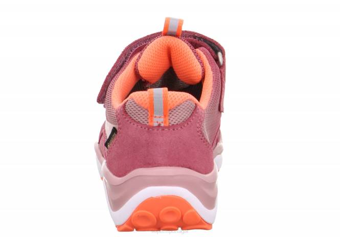 Superfit rosa/laranja crianças sport5 - tênis baixo com fecho de velcro JFFX773