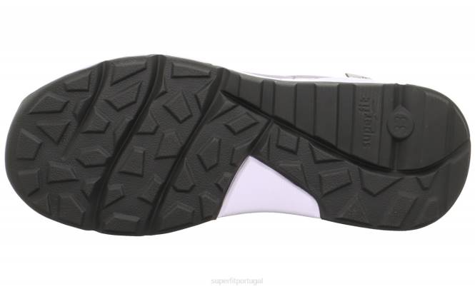 Superfit roxo/laranja crianças passeio livre - tênis baixo com fecho de liberação rápida JFFX898