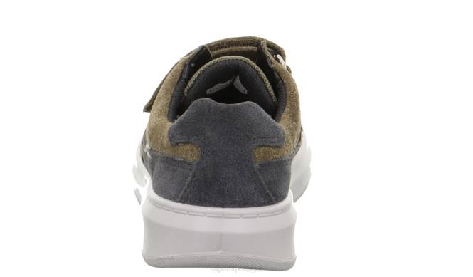 Superfit verde Cinza crianças cosmo - tênis baixo com velcro JFFX801